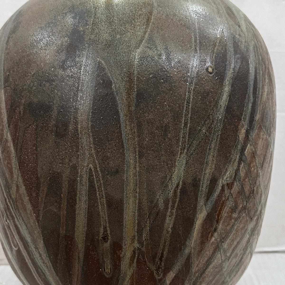Mid-20th Century Single Ceramic Table Lamp For Sale