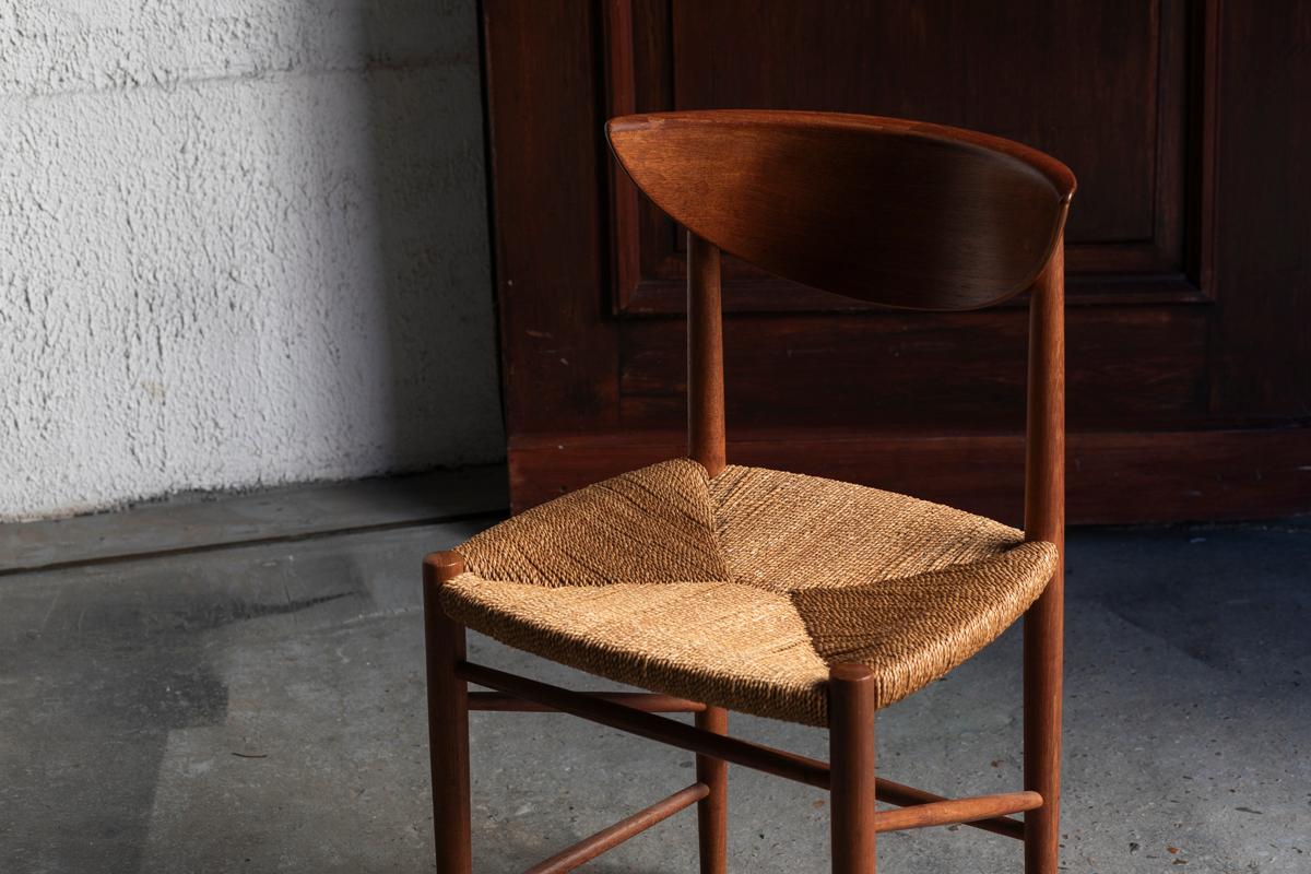 Peter Hvidt & Orla Molgaard 'Model 316' Chair for Soborg Mobler, Denmark, 1960s 4