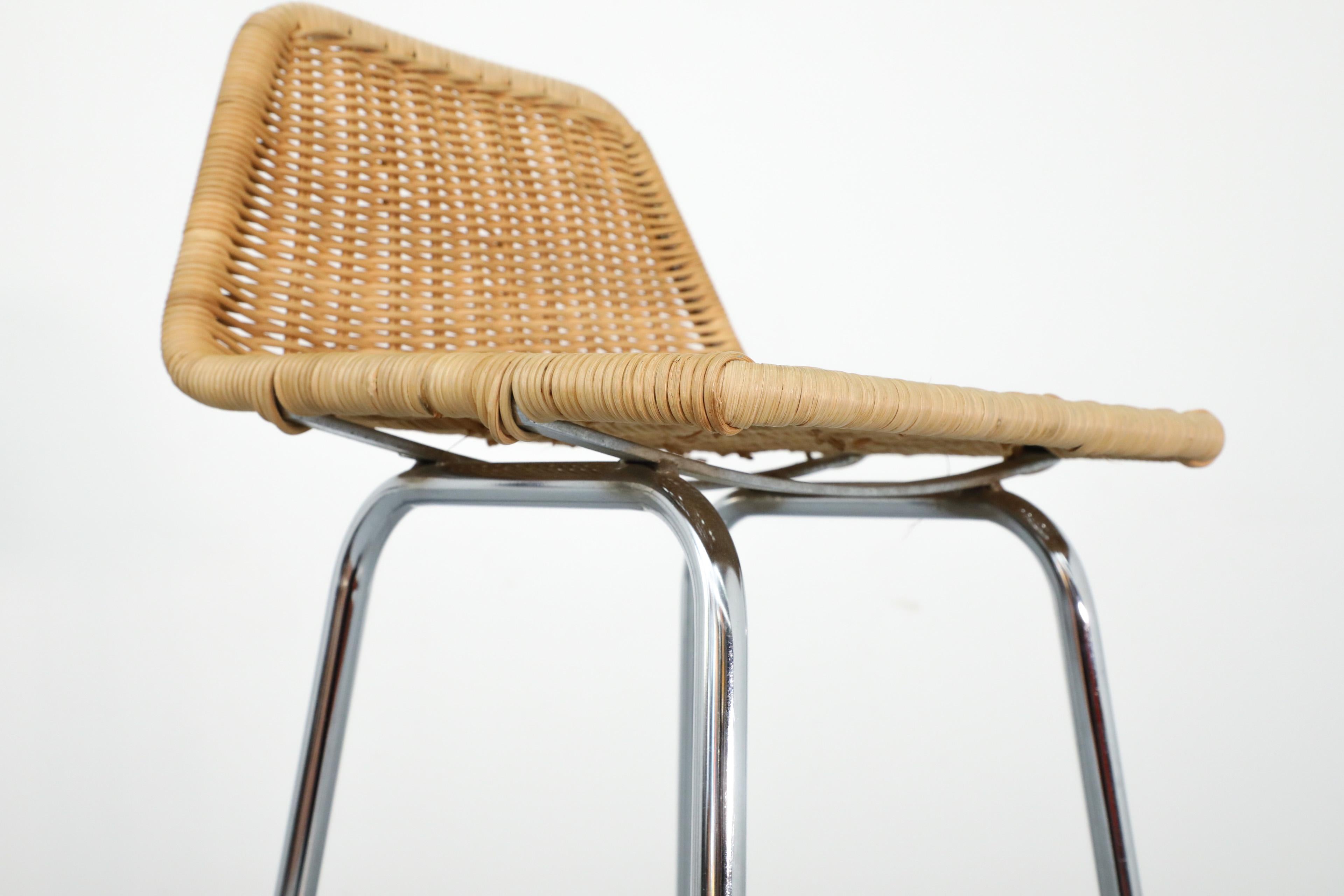 Tabouret de bar simple de style Charlotte Perriand par Rohe Noordwolde en vente 3