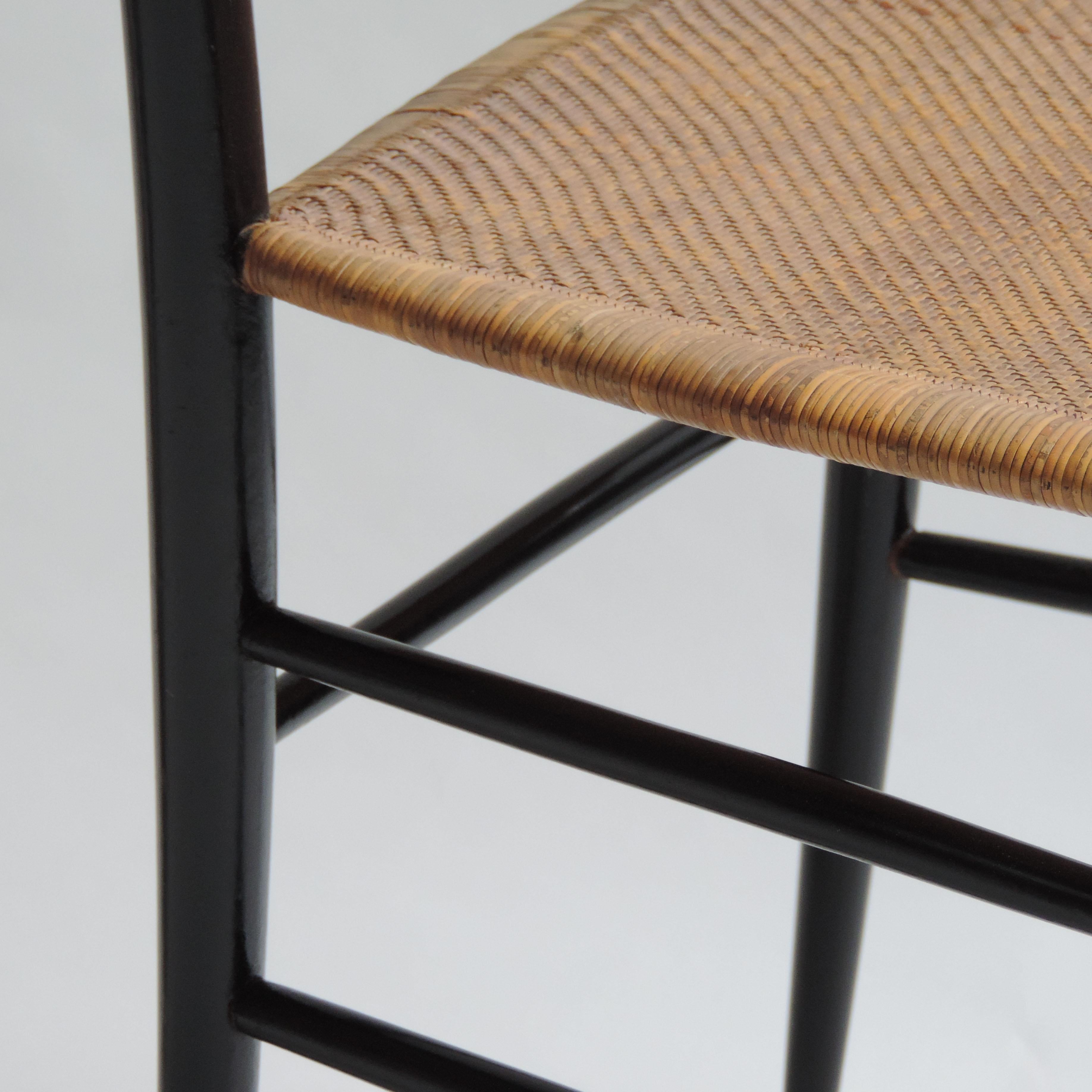 Milieu du XXe siècle Simple Chiavarina Mod. Chaise S1 par Azucena, Italie, années 1950 en vente