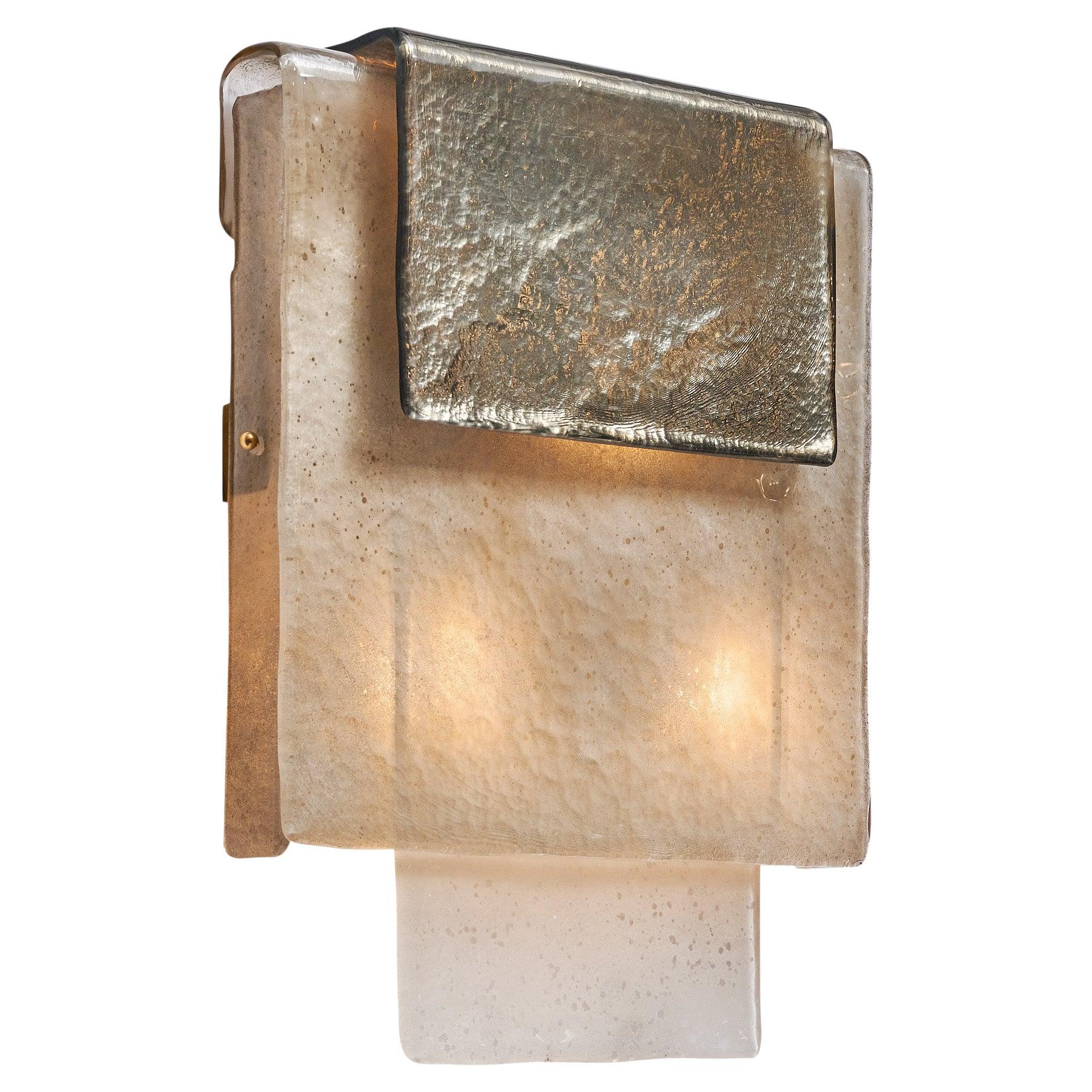 SINGLE Contemporary Murano Glass Sconces