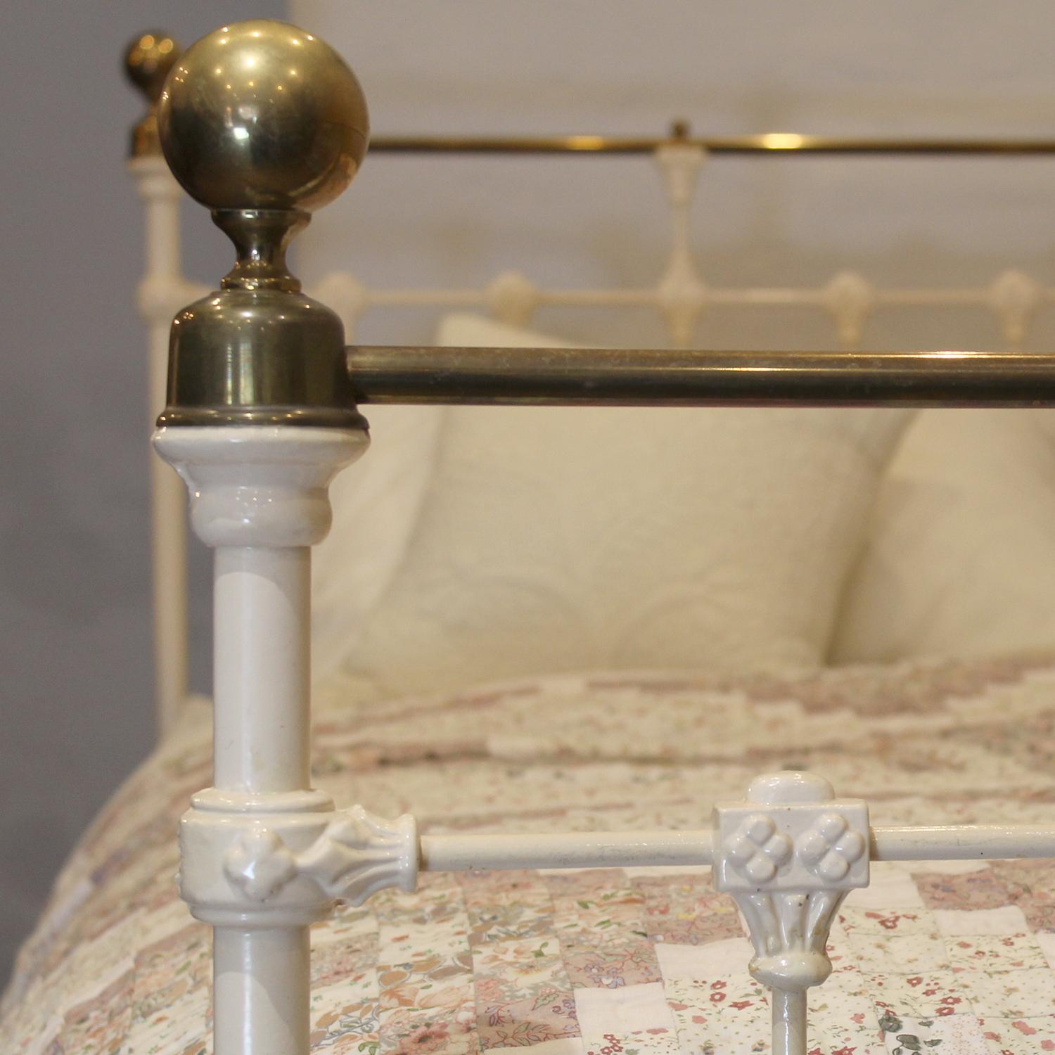Victorian Single Cream Antique Bed MS57