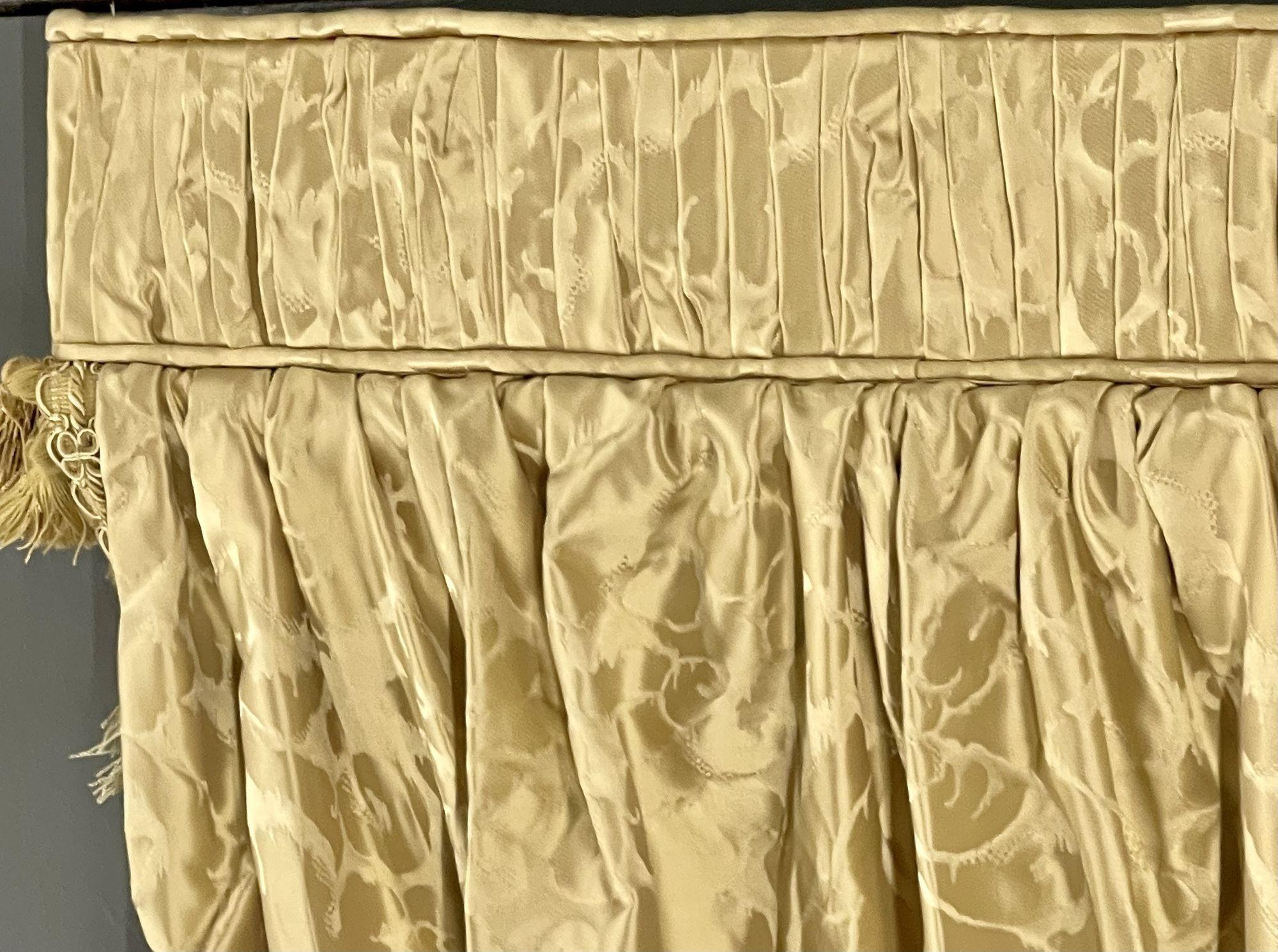 Cotton Single Cream Curtain on Valance, Window Treatment, Drapery For Sale