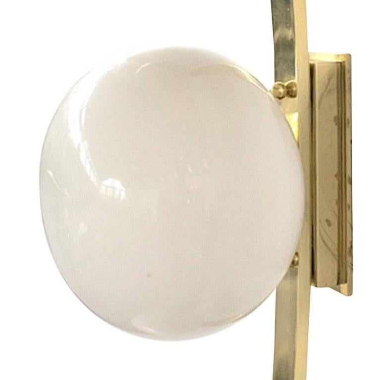 Polished Cresta Sconce / Flush Mount by Fabio Ltd - LAST 1 IN STOCK For Sale