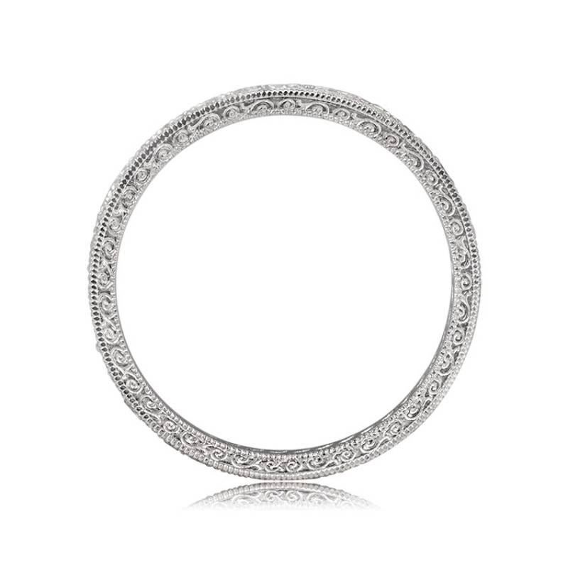 Eternity-Ring, Platin, Diamant im Einzelschliff (Einfacher Schliff) im Angebot