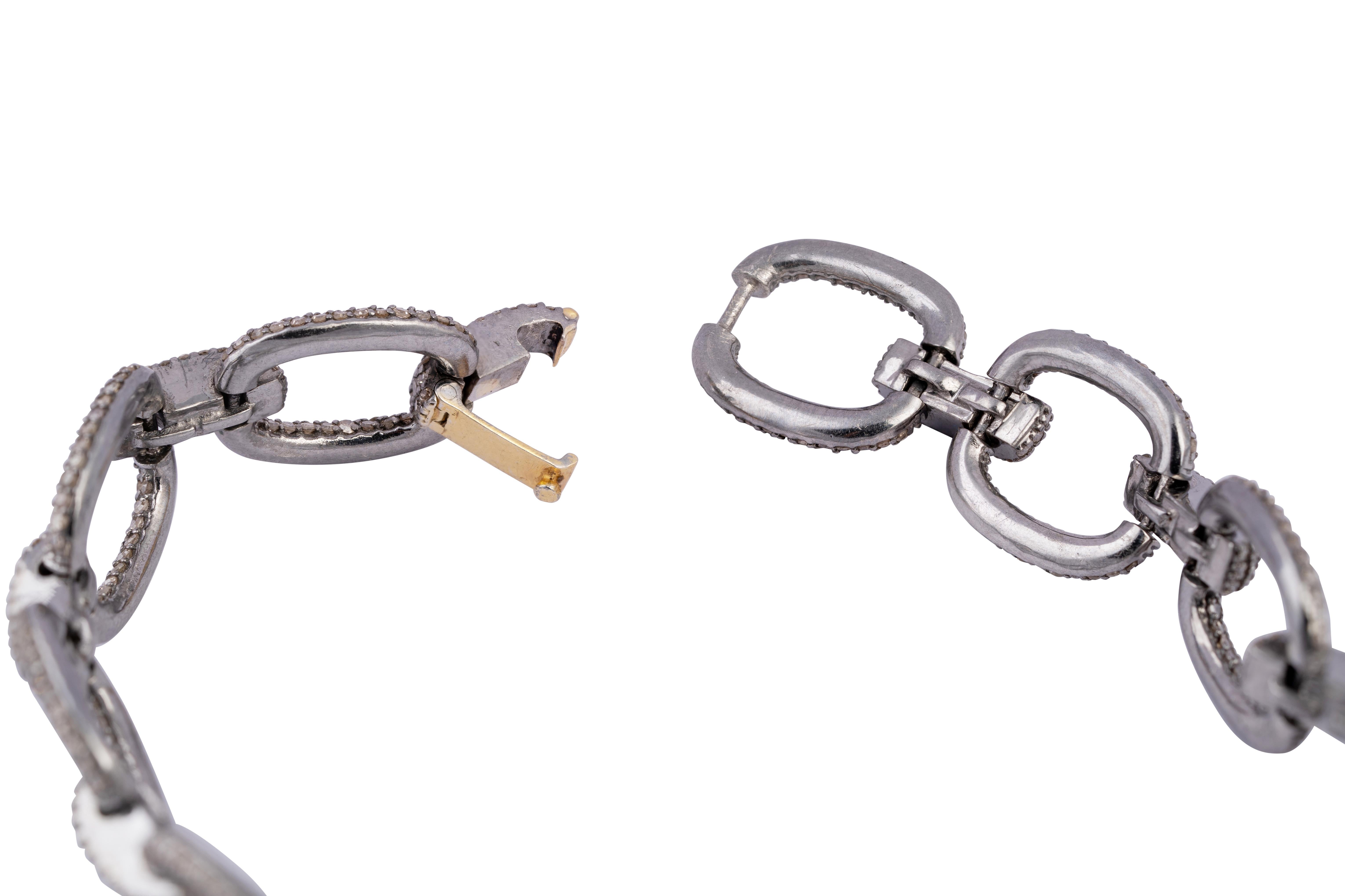 925 gold bracelet with diamonds