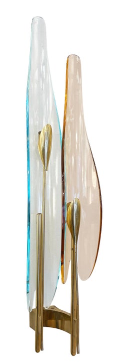Single "Dalia" Sconce by Max Ingrand for Fontana Arte