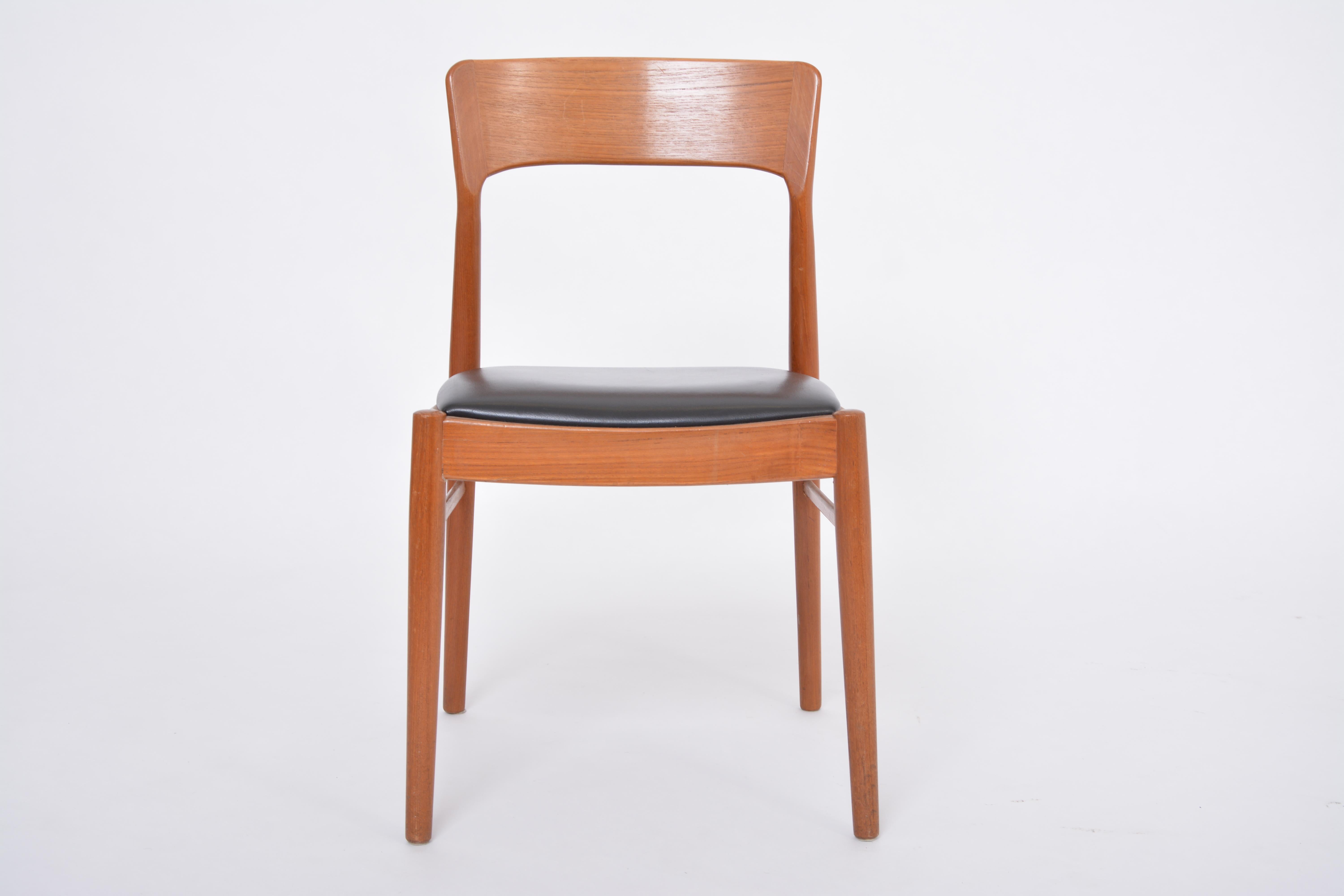 Mid-Century Modern Single Danish Midcentury Modern Teak Chair