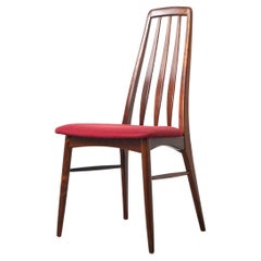 Single Danish Modern Rosewood Dining Chair by Niels Koefoed Eva Model