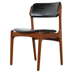 Single Danish Teak Model 49 Chair by Erik Buch