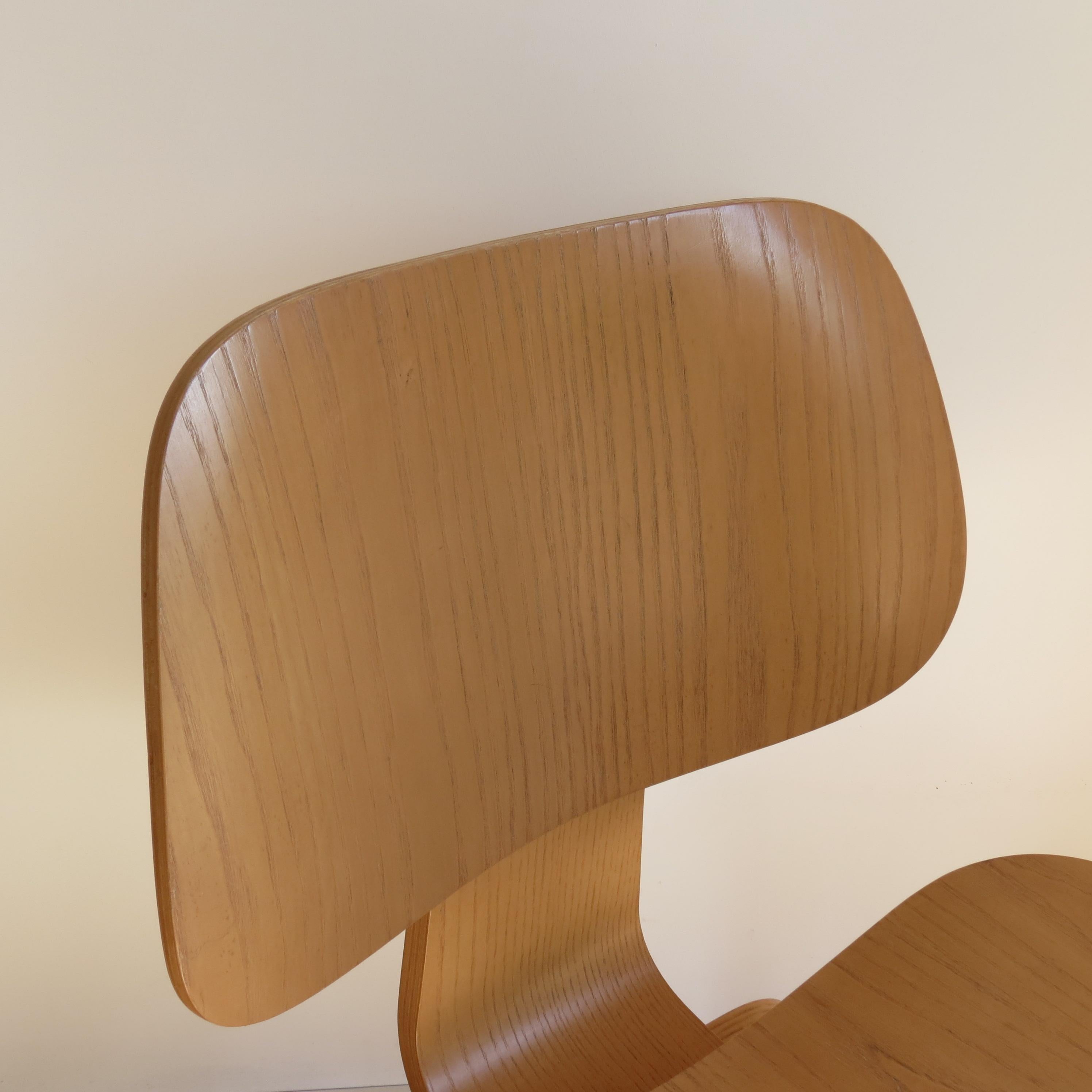 Single DCW Dining Chair by Charles Eames for Vitra Plywood 1999 2