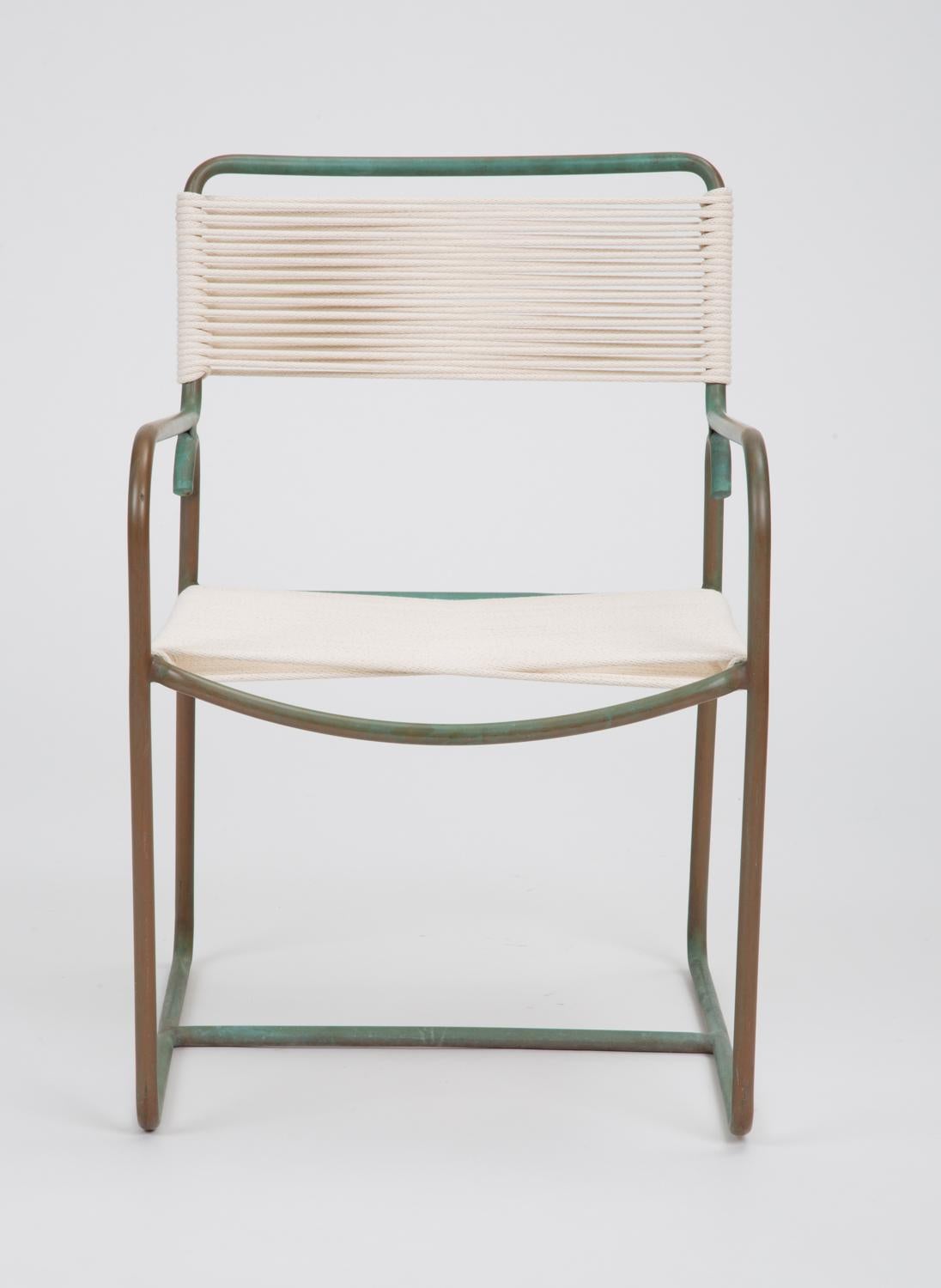 Mid-Century Modern Single Dining Armchair by Walter Lamb for Brown Jordan