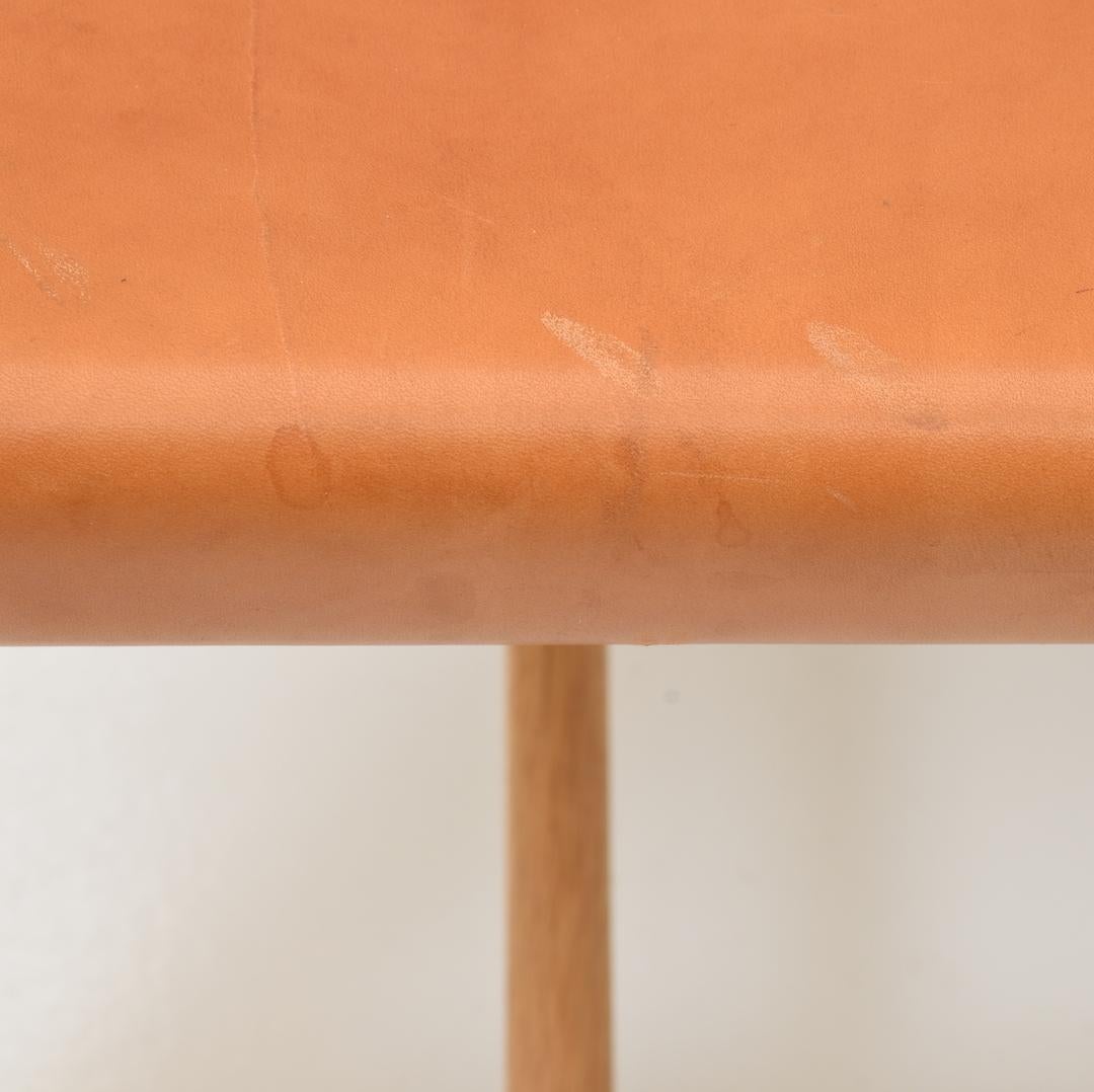 Single Dining Chair Model 3237 by Borge Mogensen Denmark 1960s Oak Frame For Sale 3