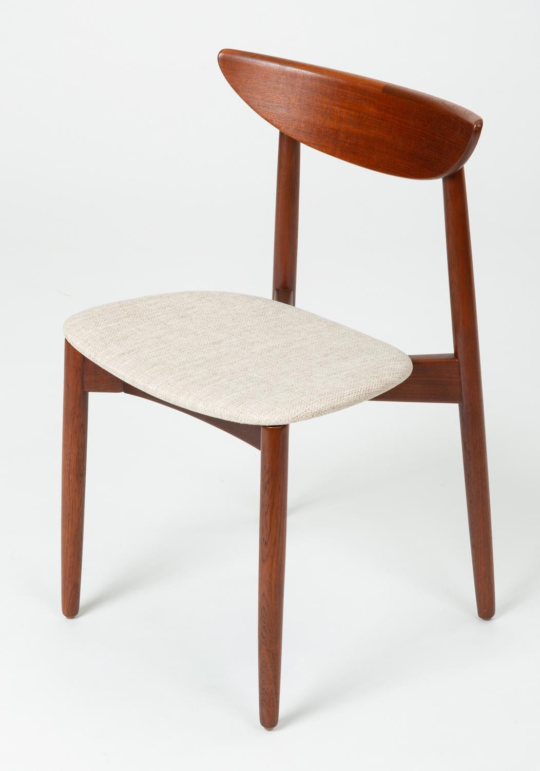 Scandinavian Modern Single Dining or Accent Chair by Harry Østergaard for Randers Møbelfabrik