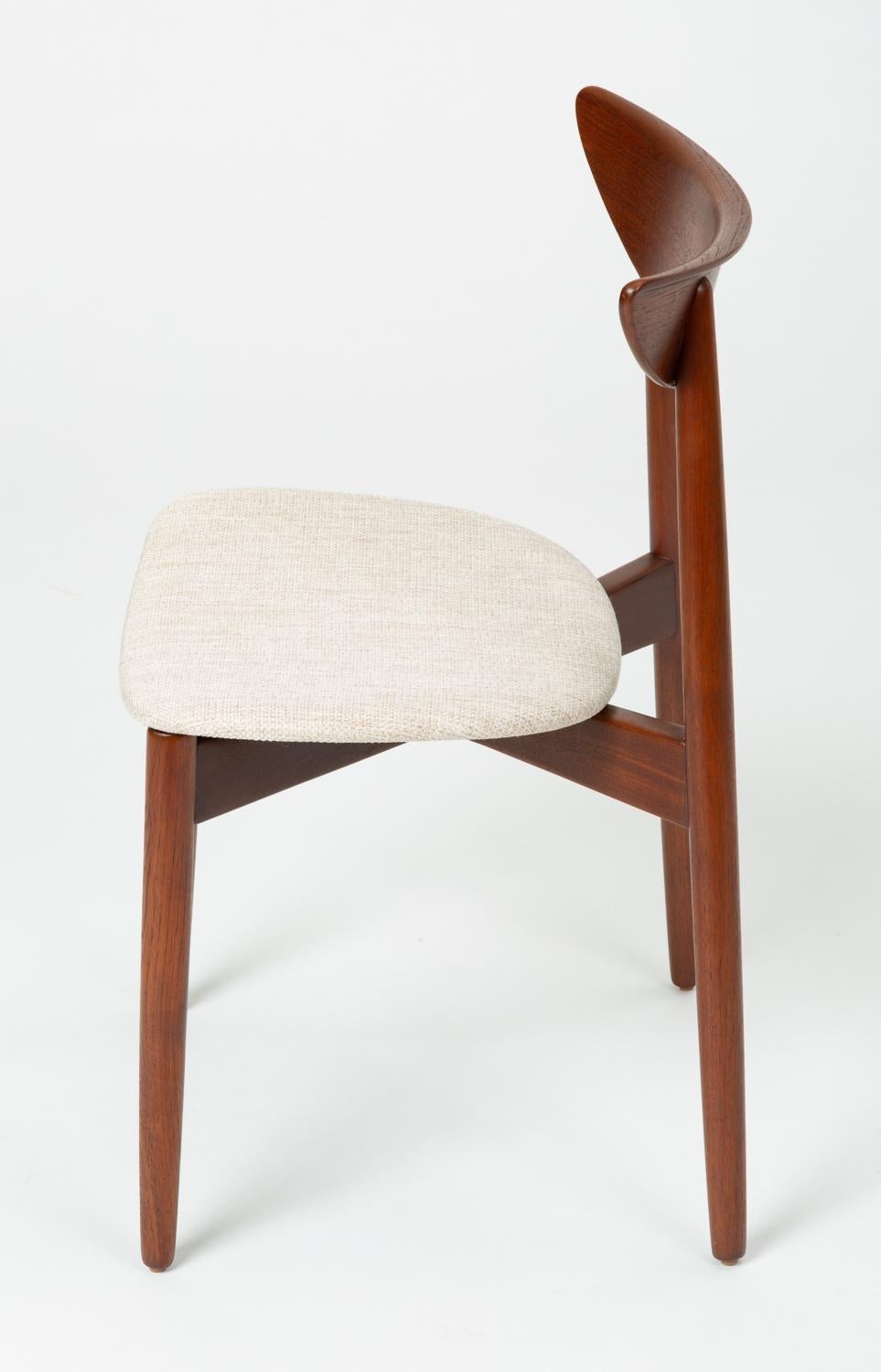 Danish Single Dining or Accent Chair by Harry Østergaard for Randers Møbelfabrik