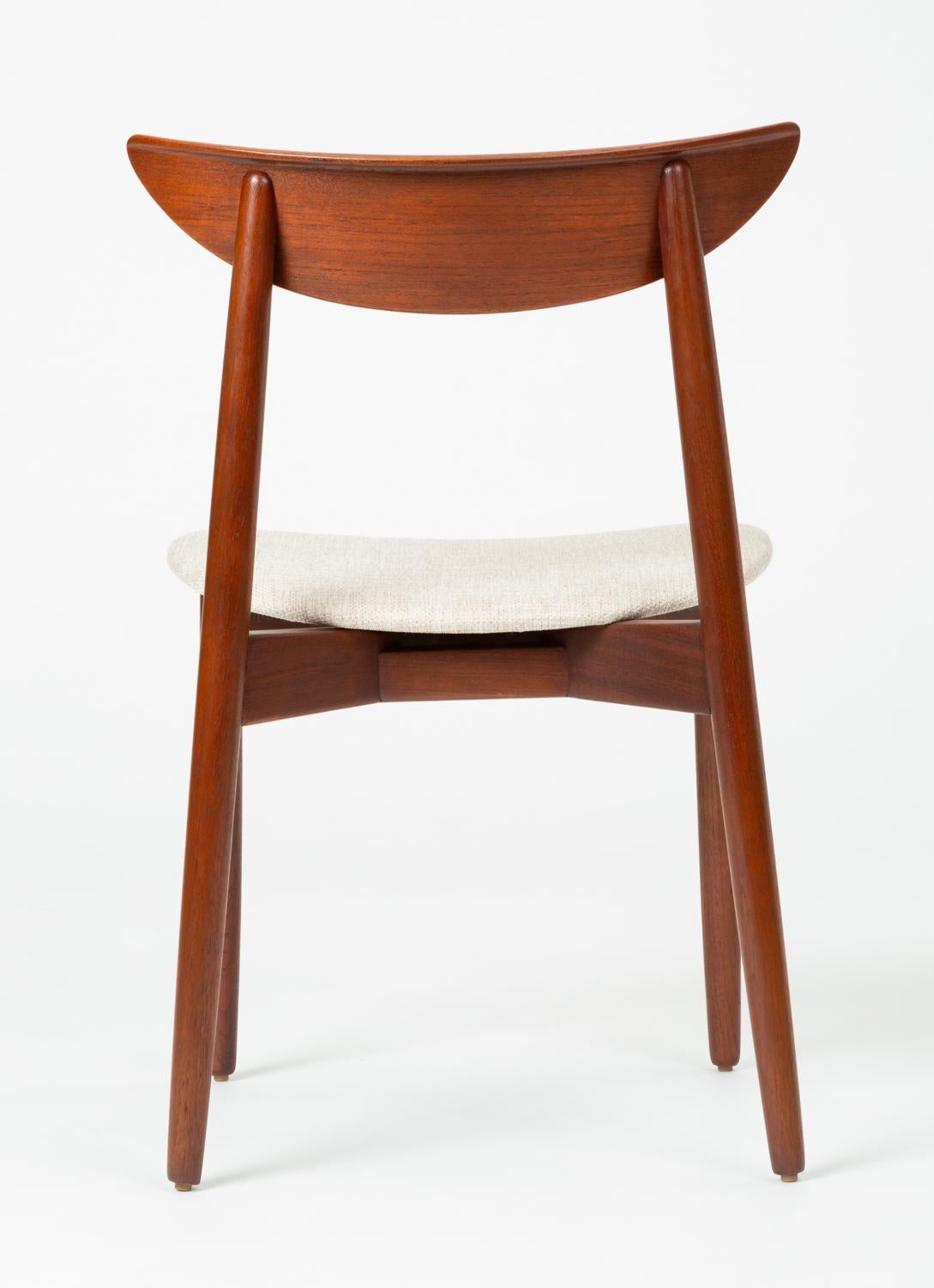 Teak Single Dining or Accent Chair by Harry Østergaard for Randers Møbelfabrik