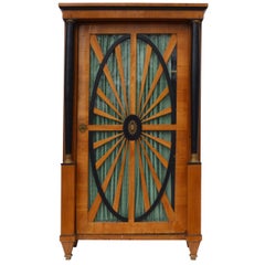 Single-Door Biedermeier Display Case, Vienna, circa 1825
