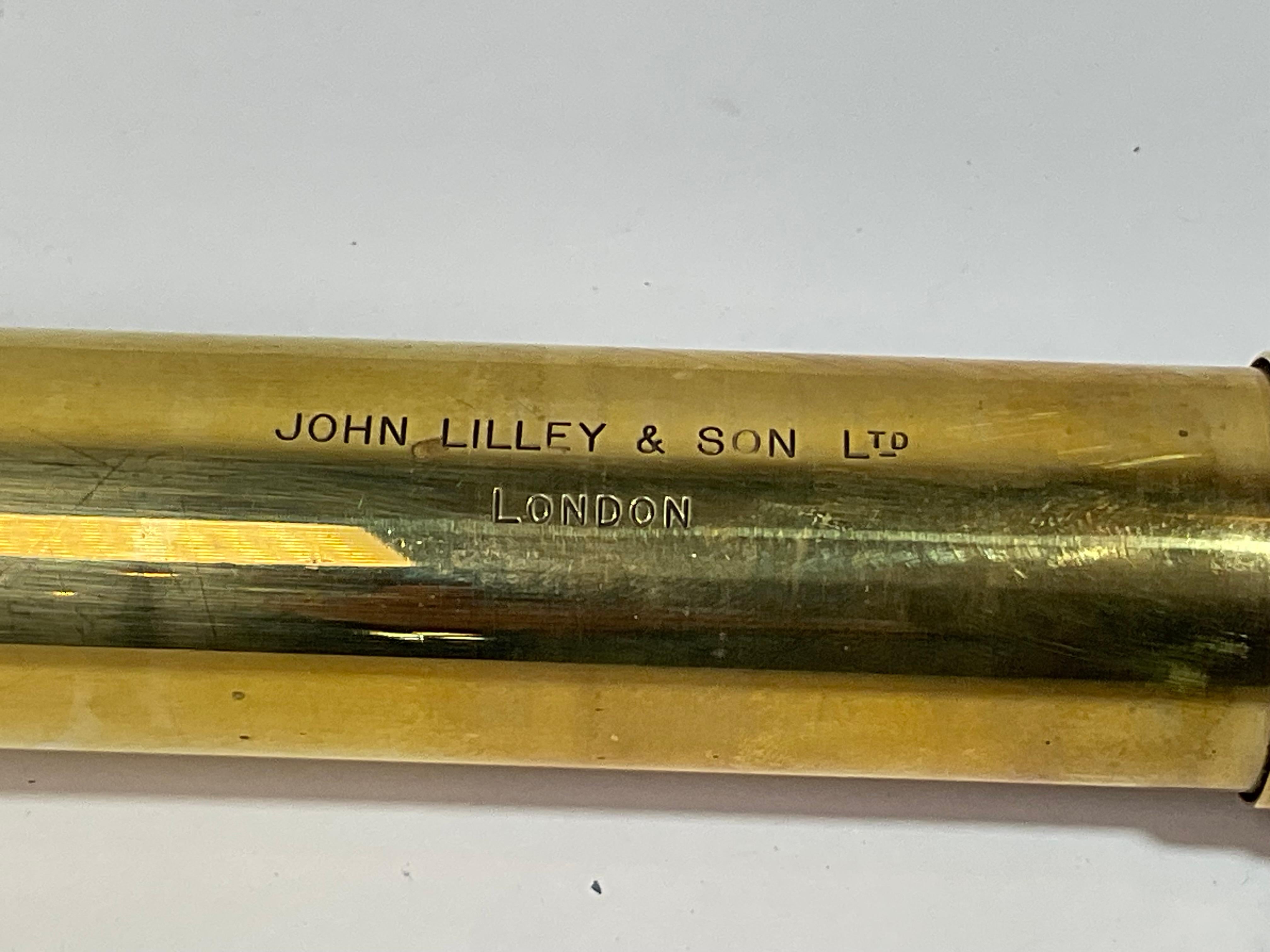 Ottone Skyglass del capitano di nave a disegno singolo di John Lilley & Son, Londra in vendita