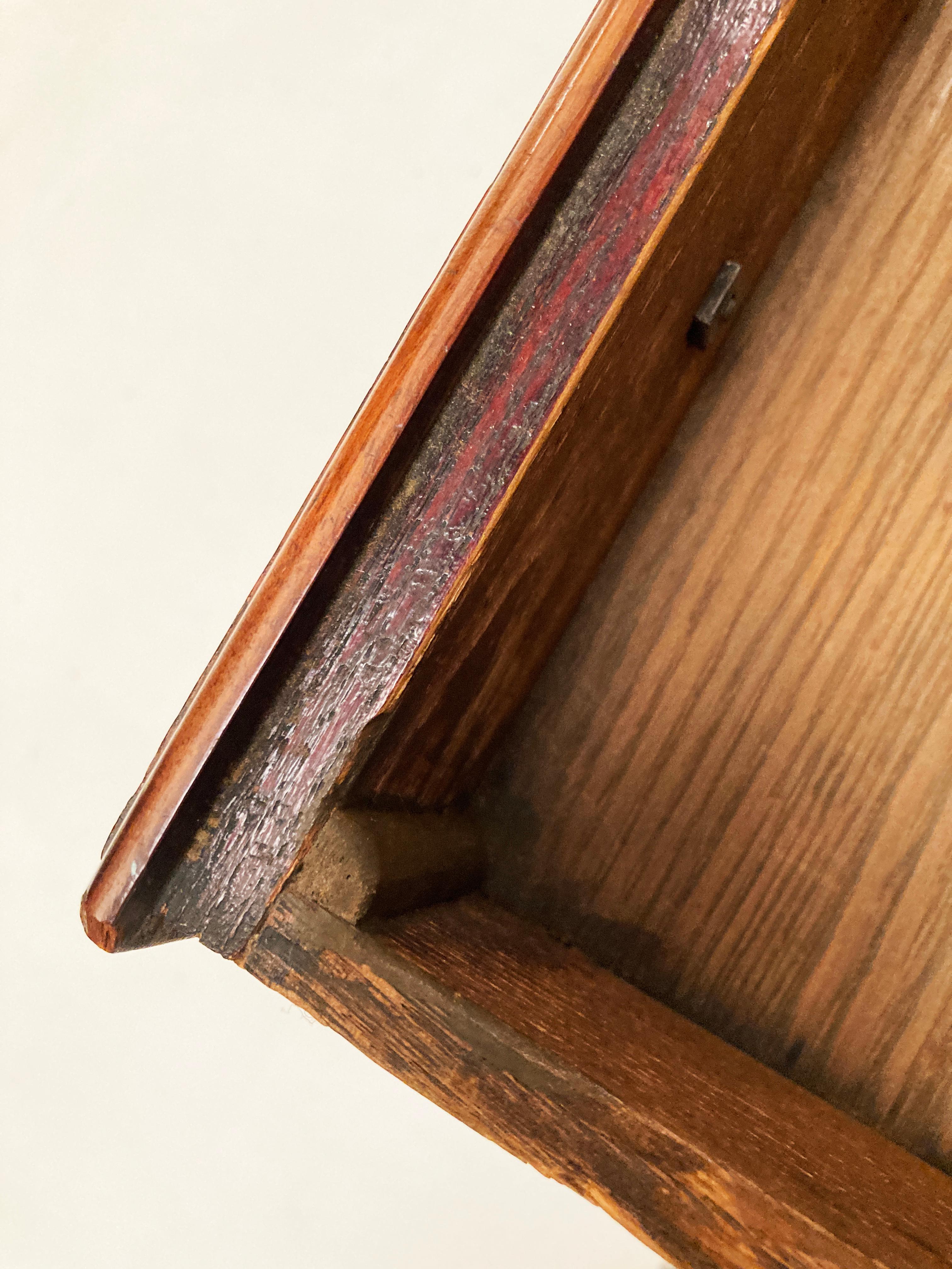 Einzelne Schublade Mahagoni Chippendale-Tisch mit Kugelklauenfüßen, englisch, Mitte des 19. Jahrhunderts im Angebot 5