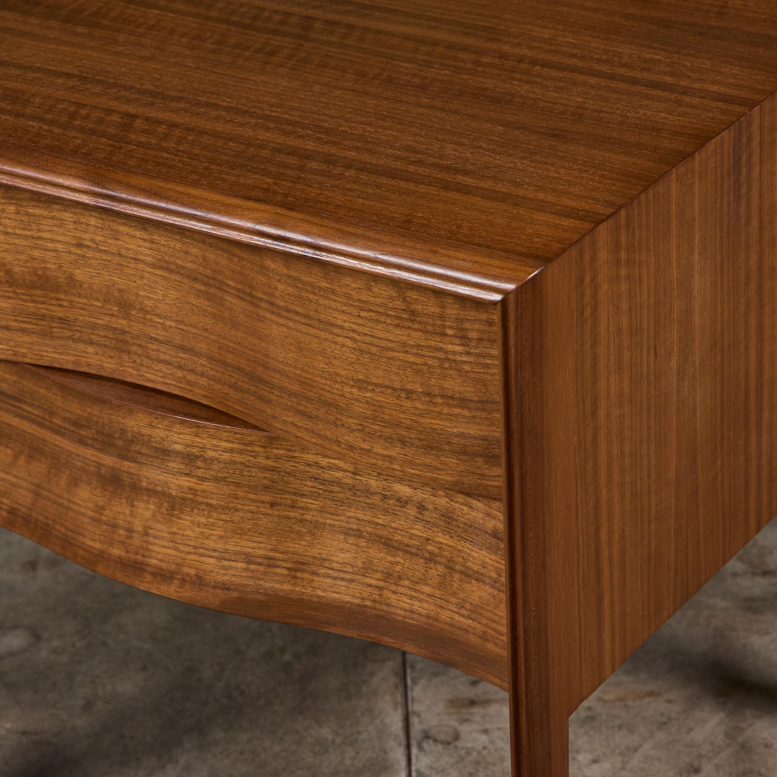 Single Edmond J. Spence Wave Nightstand For Sale 6