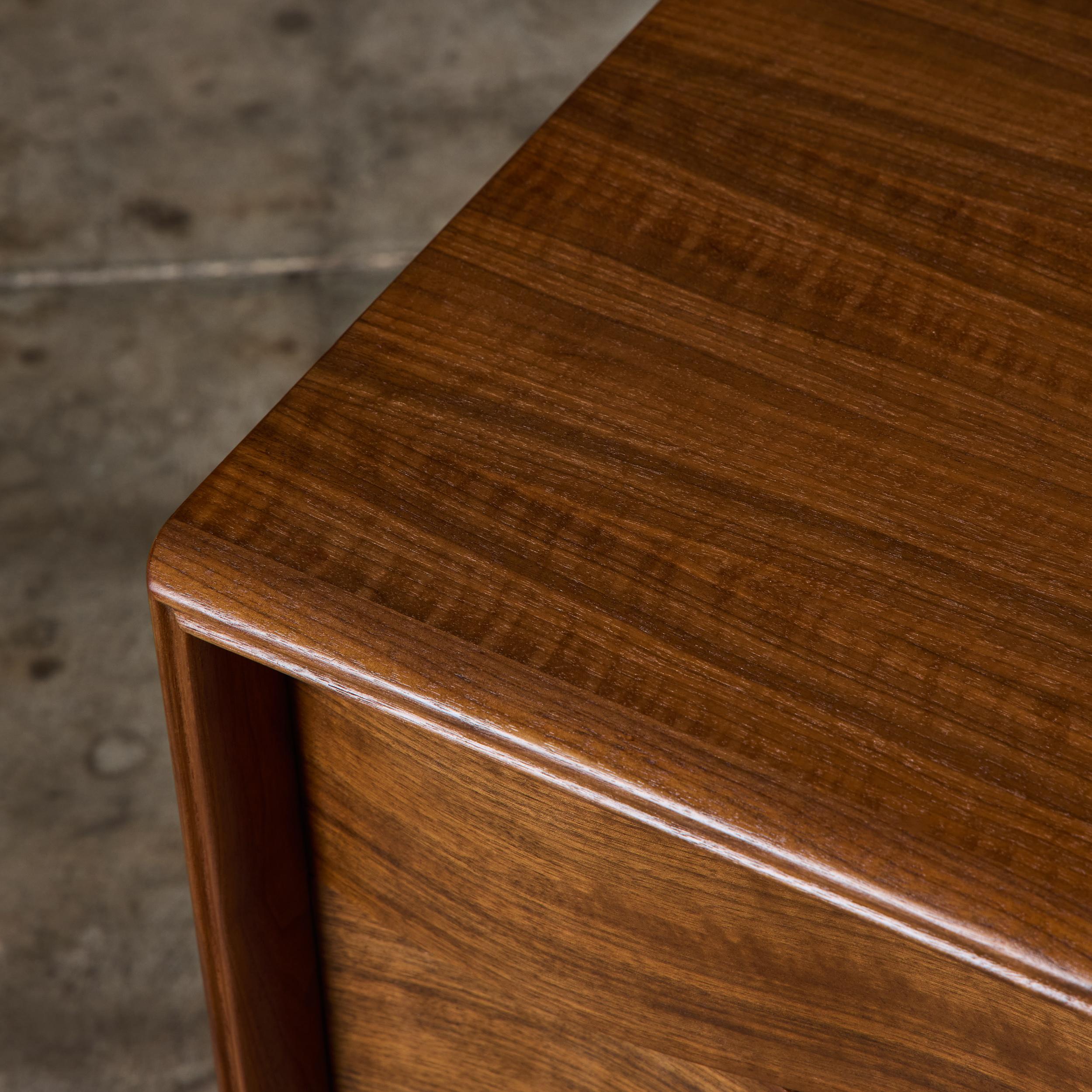 Single Edmond J. Spence Wave Nightstand For Sale 8