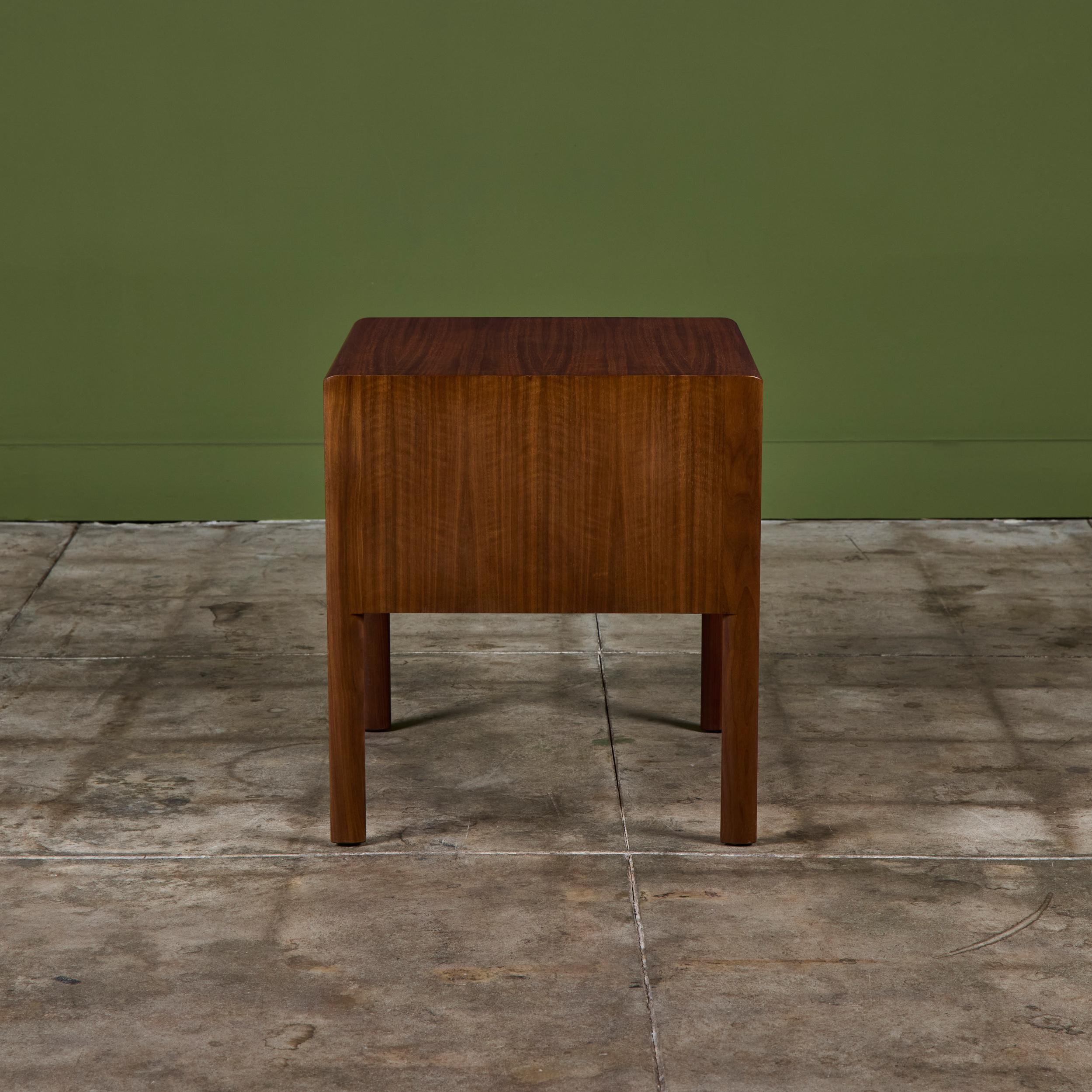 Single Edmond J. Spence Wave Nightstand In Good Condition For Sale In Los Angeles, CA