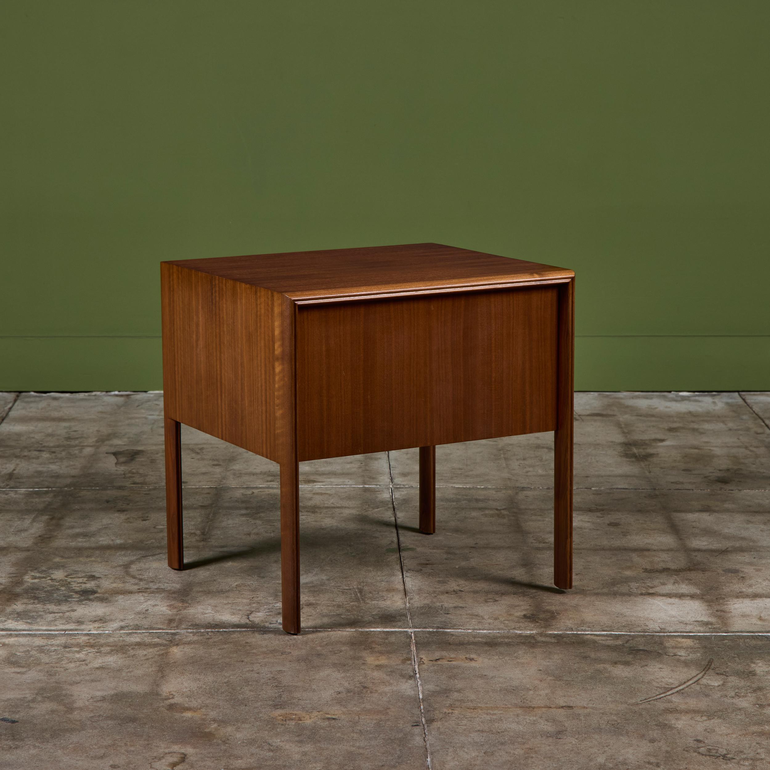 Single Edmond J. Spence Wave Nightstand For Sale 1