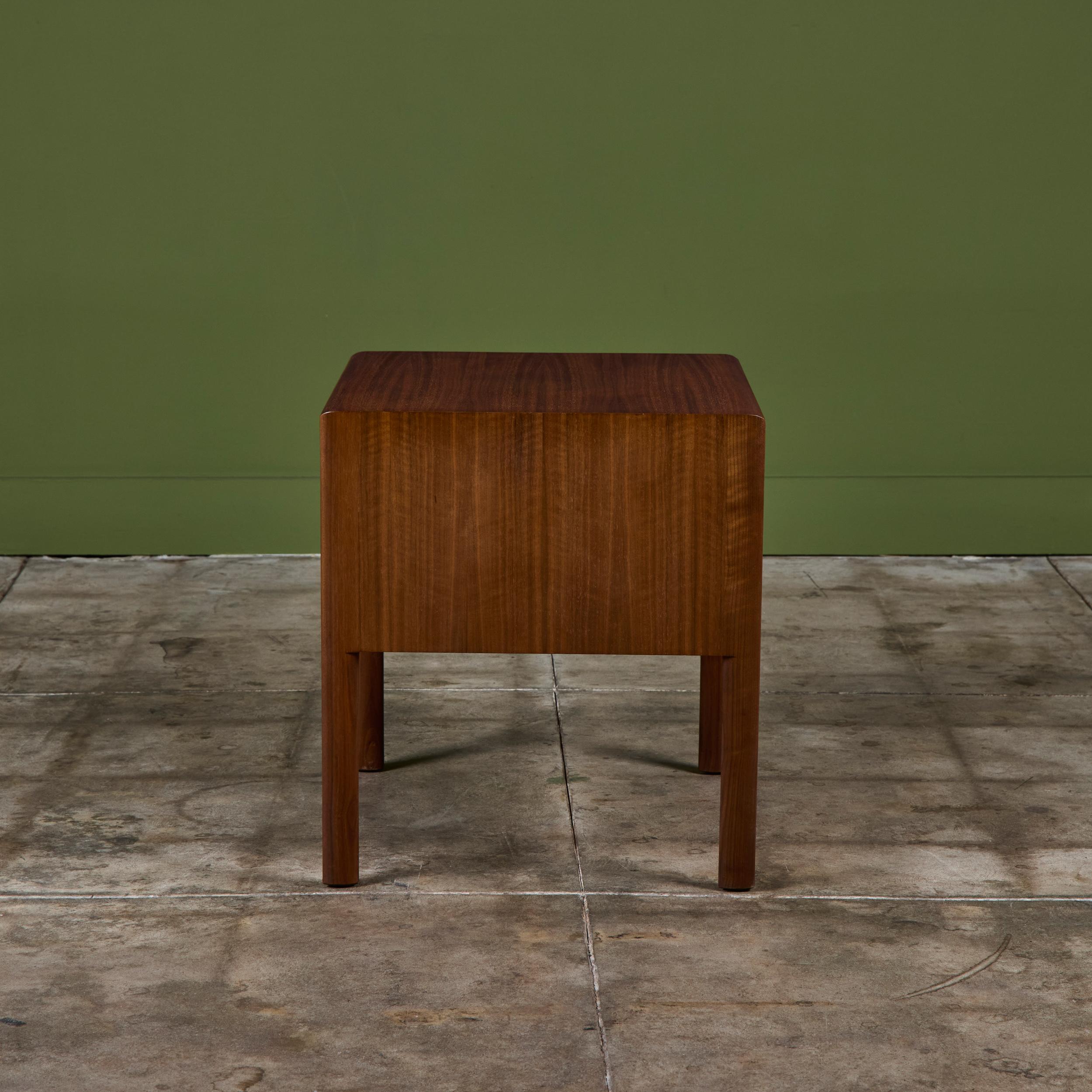 Single Edmond J. Spence Wave Nightstand For Sale 2