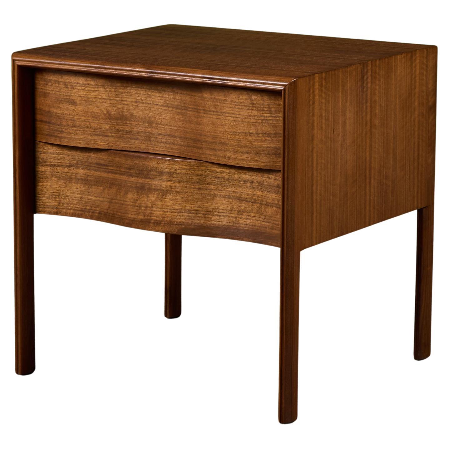 Single Edmond J. Spence Wave Nightstand For Sale
