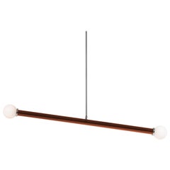 Single Elma Pendant by Trueing, Amber Glass Single Elma Pendant by Trueing, Amber Glass