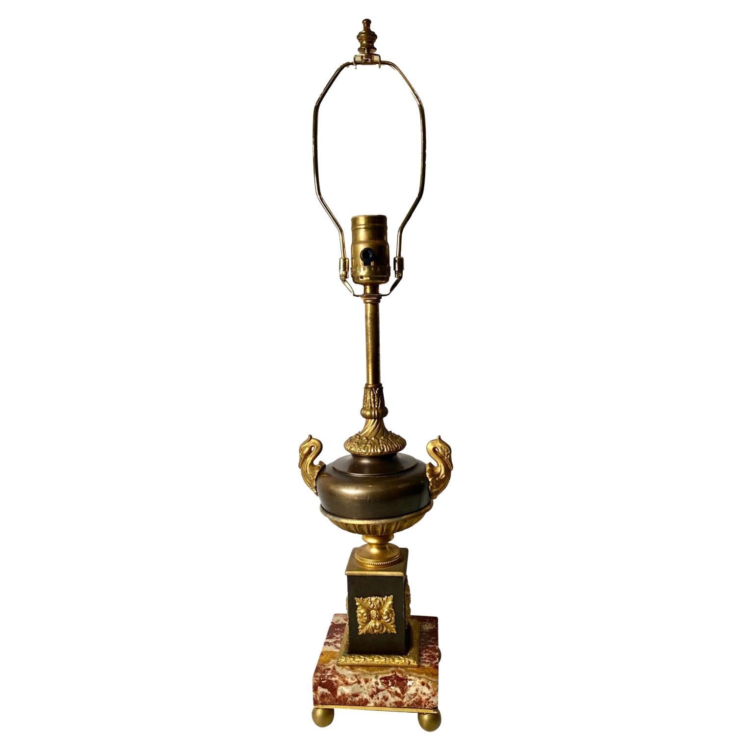 French Empire Desk Lamp For Sale