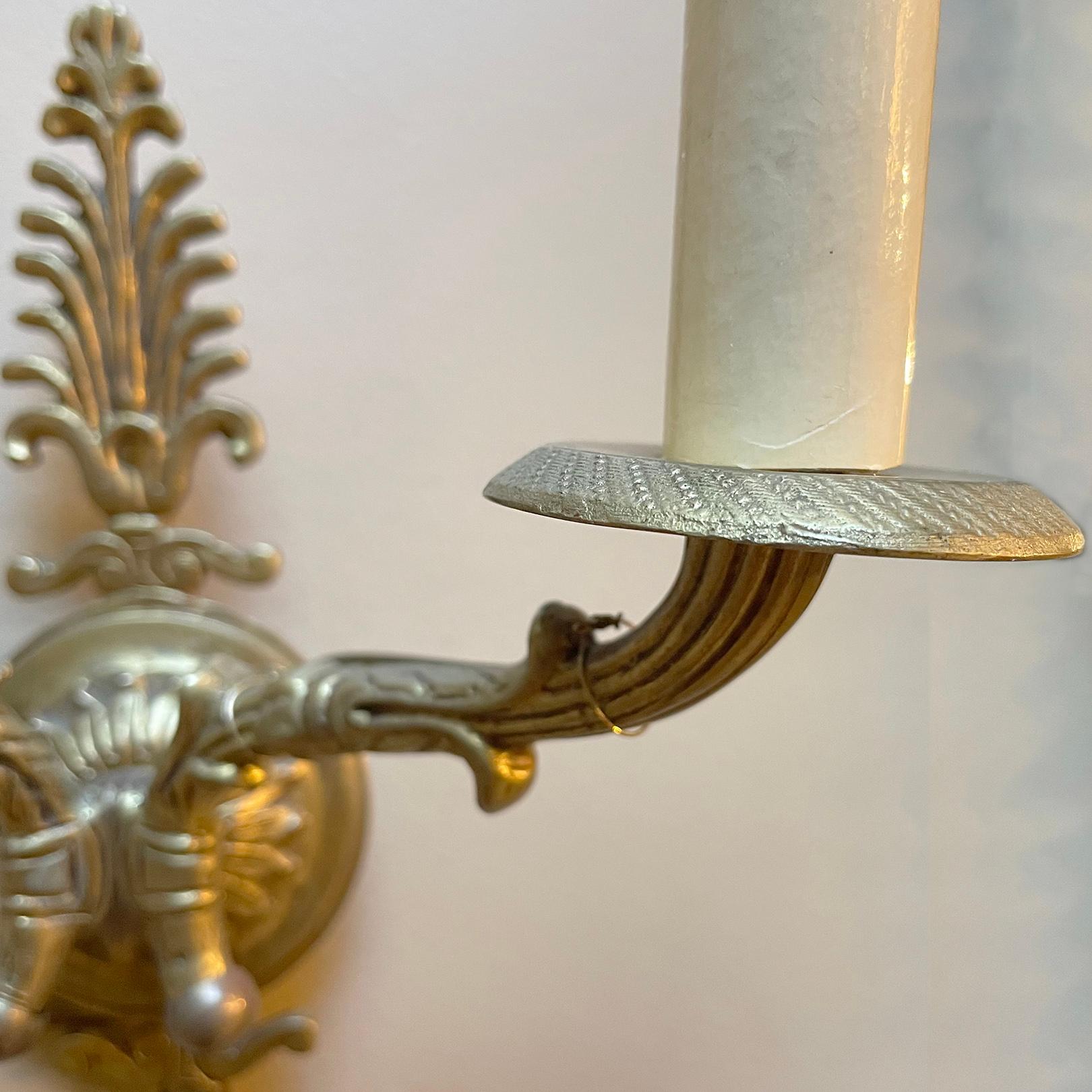 French Single Empire Style Sconce For Sale