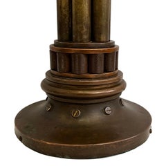 Single English Bronze Table Lamp
