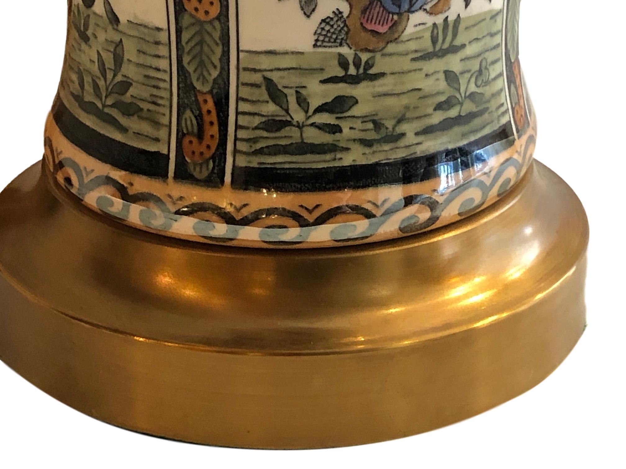 Lampe de table simple en porcelaine anglaise Bon état - En vente à New York, NY