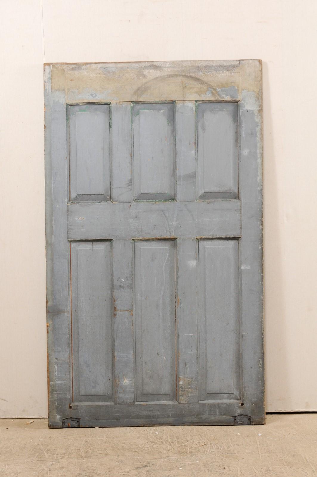 Single European 19th Century Six-Panel Wood Door 2
