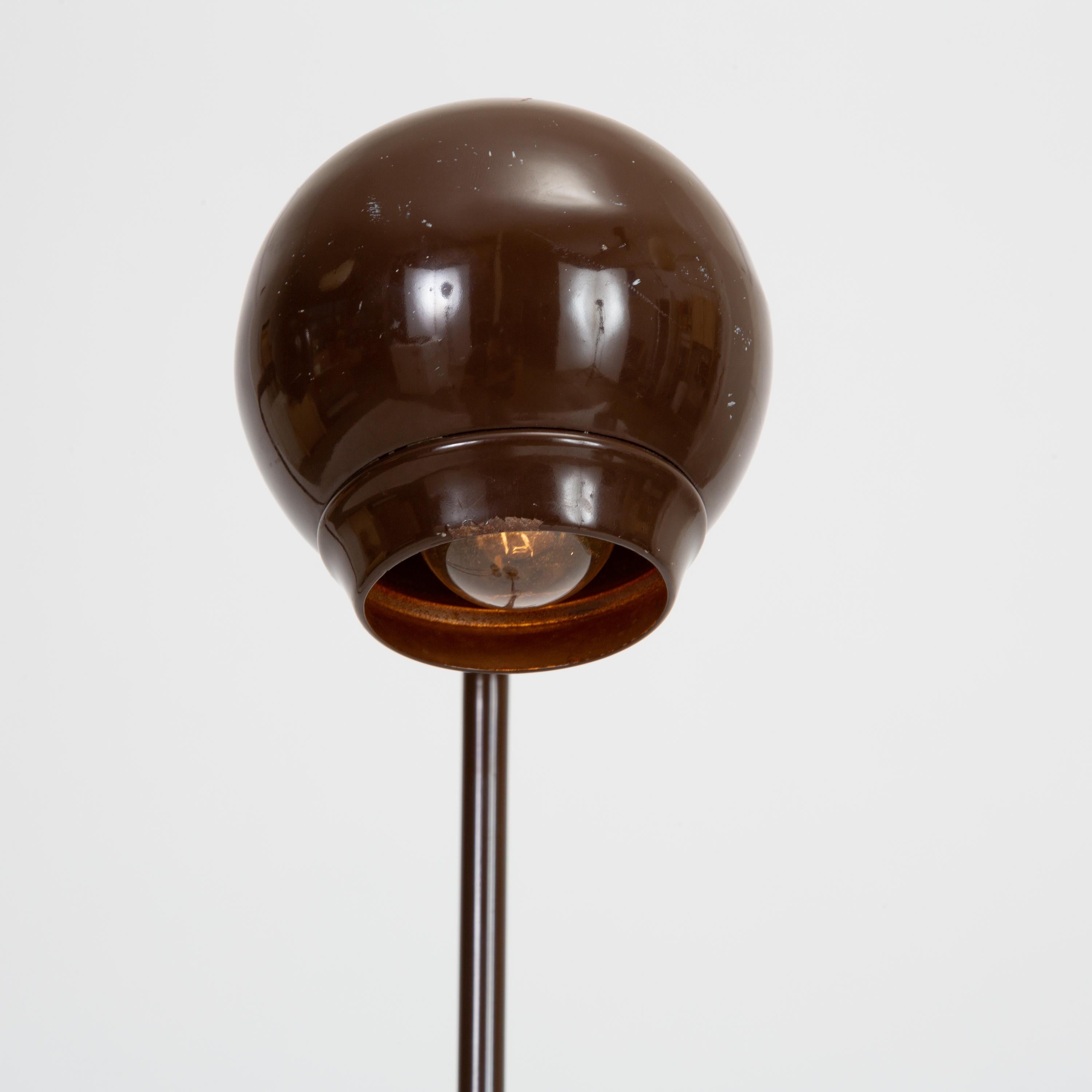Steel Single Eyeball Floor Lamp by Robert Sonneman for George Kovacs
