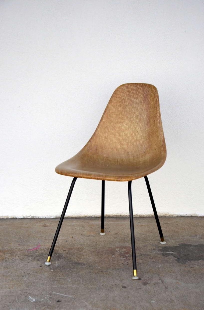 American Single Fiberglass Encasted Fabric Mesh Chair