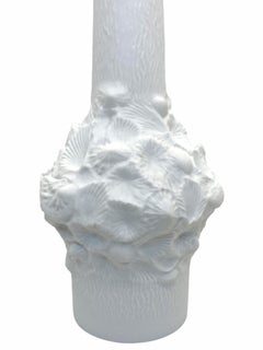 Single Flower Midcentury Bisque Fossil Vase by Kaiser Porcelain, Germany, 1970s