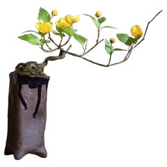 Single-flowered Japanese kerria by Yumiko Kuwahata / Bonsai / wabi-sabi