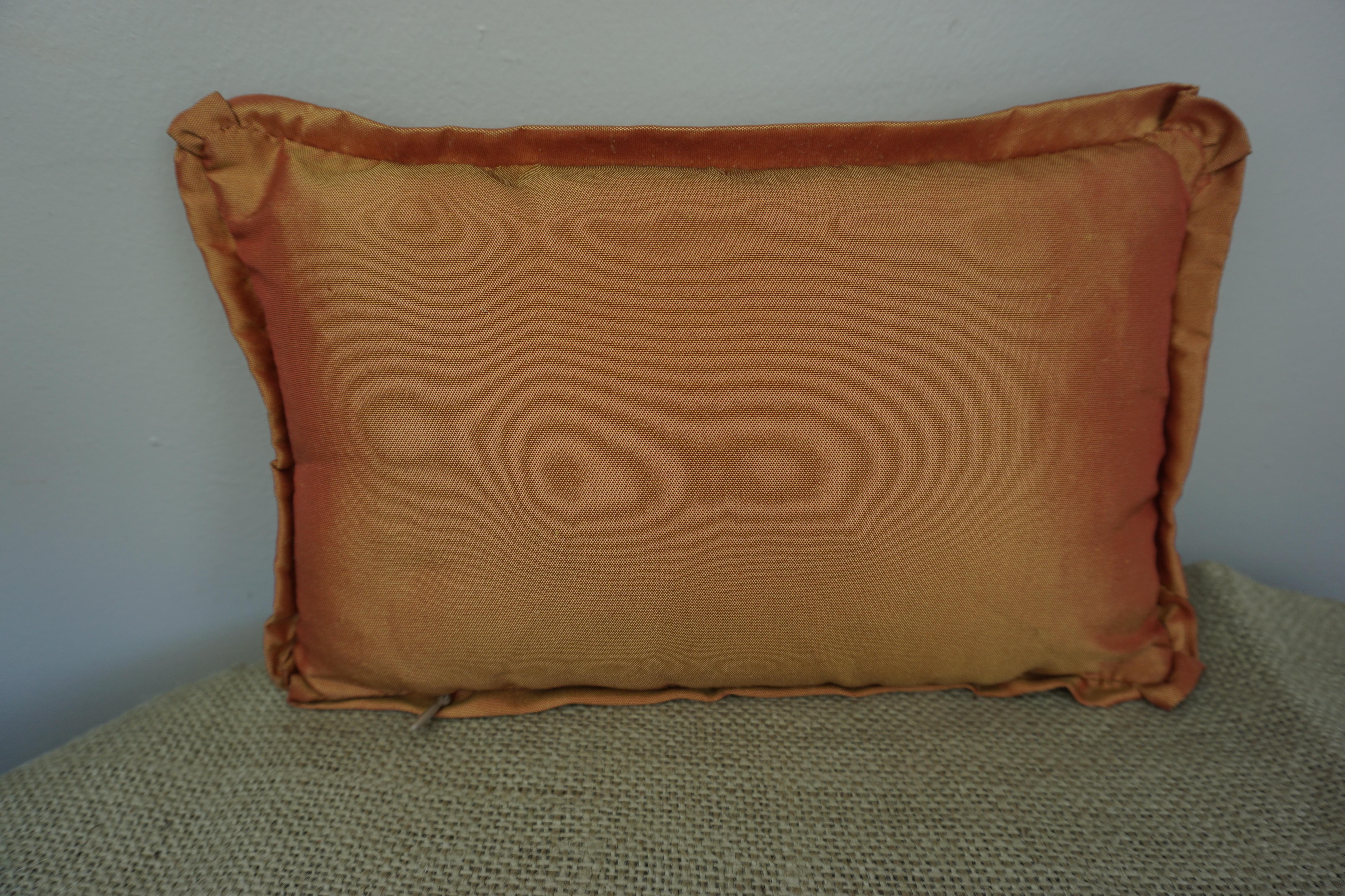 Italian Single Fortuny Textile Accent Pillow