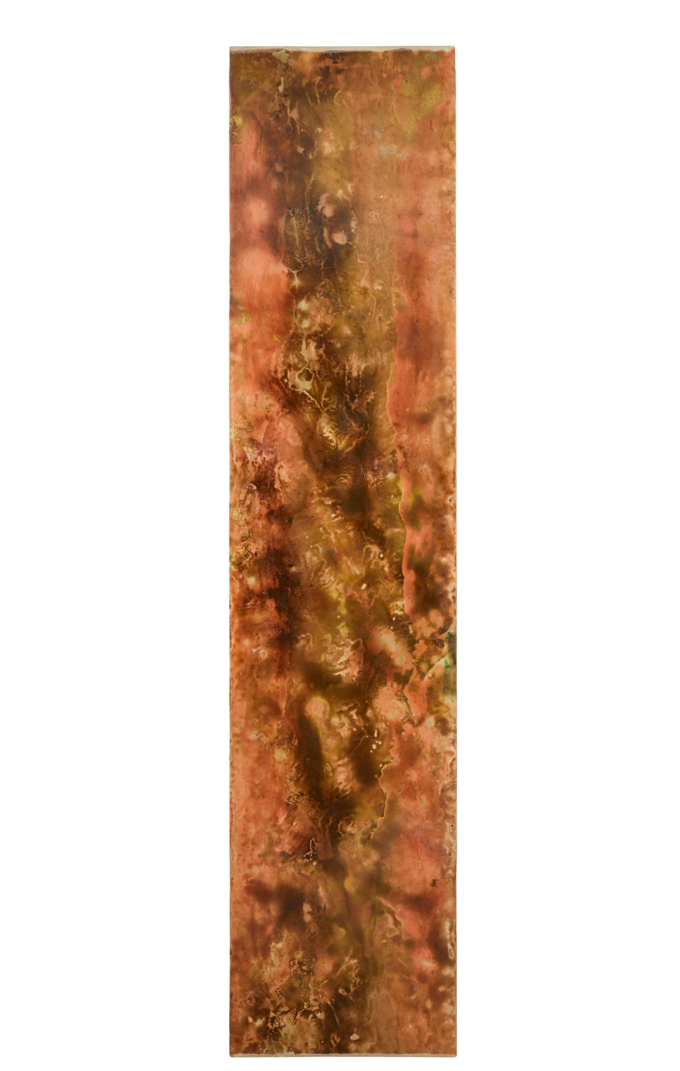 Einzelne französische abstrakte Acryltafel aus den 1950er Jahren (Französisch) im Angebot