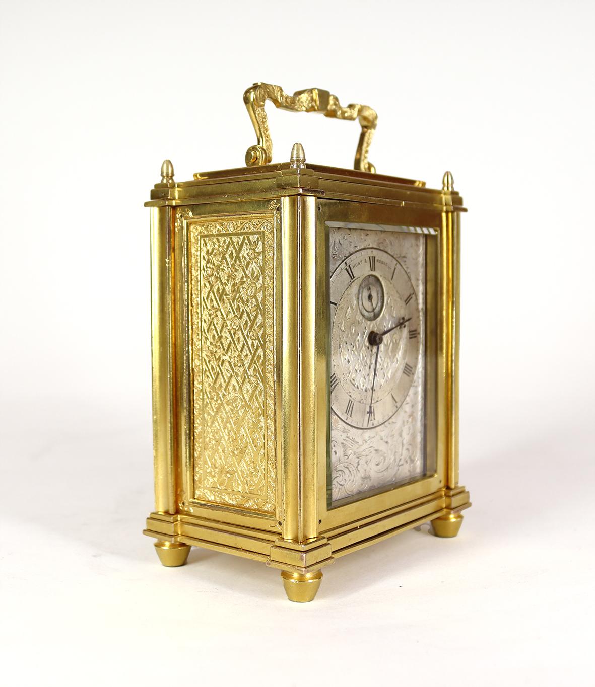 Single Fusee Carriage Timepiece By Thomas Cole and James Cole, Retailed By Hunt For Sale 2