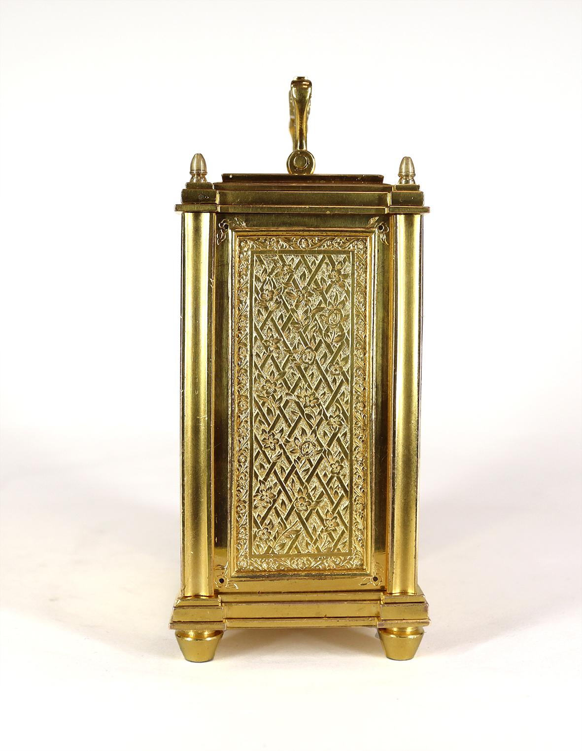 Single Fusee Carriage Timepiece By Thomas Cole and James Cole, Retailed By Hunt For Sale 1