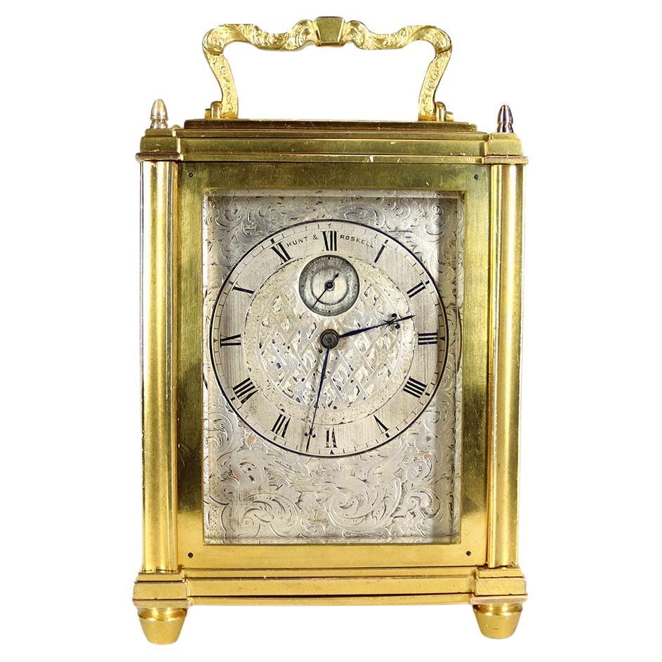 Single Fusee Carriage Timepiece By Thomas Cole and James Cole, Retailed By Hunt