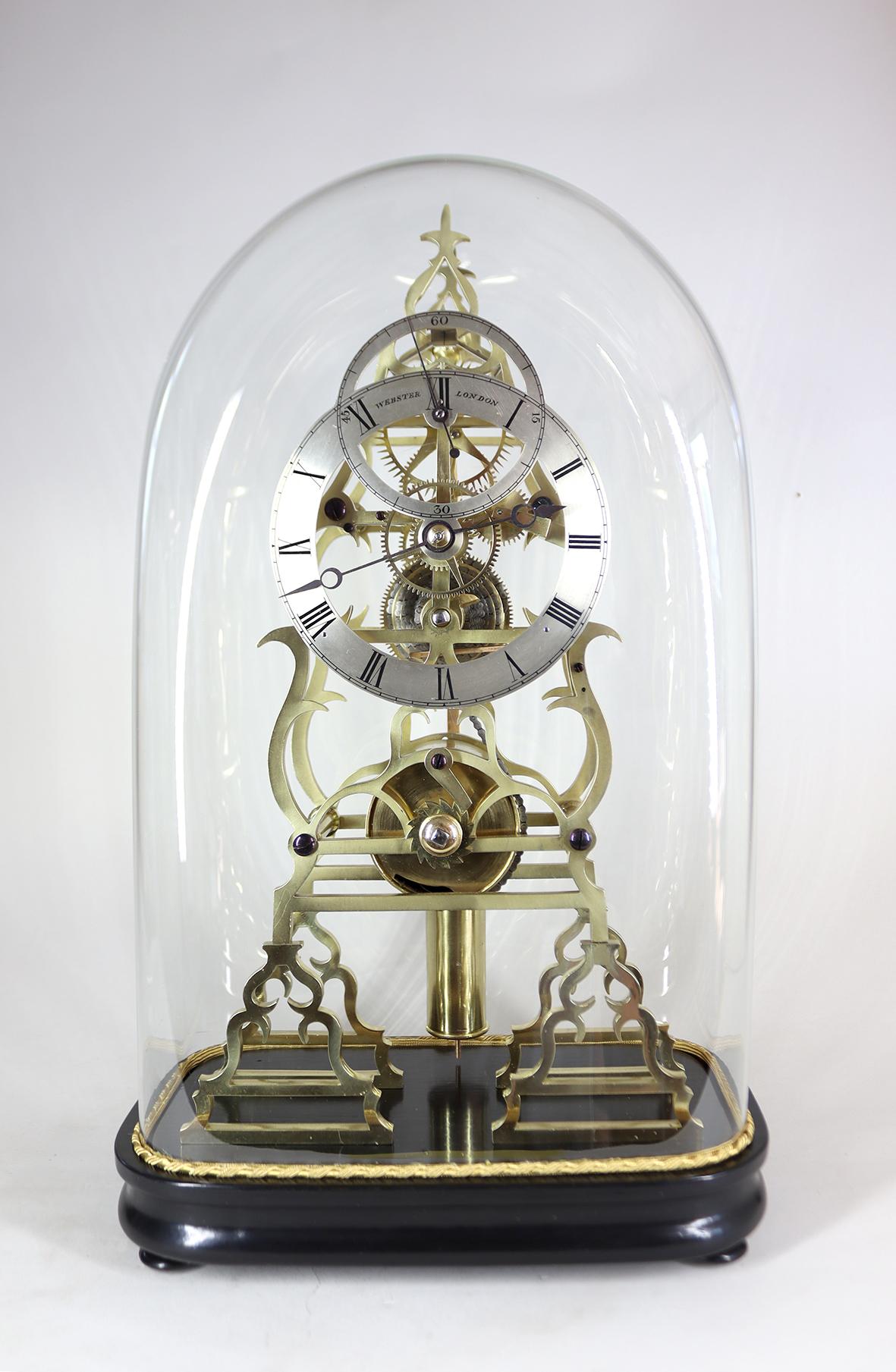 Single Fusee Skeleton Timepiece By Richard Webster en vente 1
