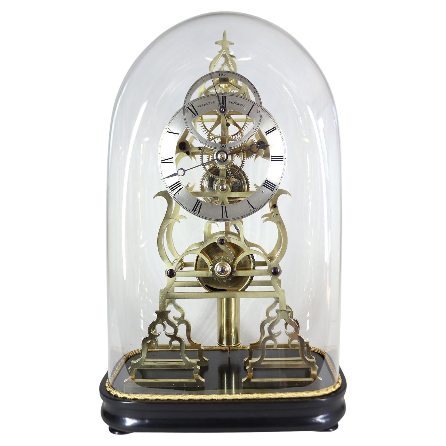 Single Fusee Skeleton Timepiece By Richard Webster