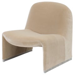 Single Giancarlo Piretti “Alky” Chair in New Velvet, Artifort, 1970s