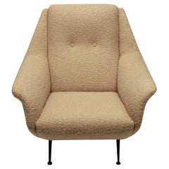 Single Gio Ponti Armchair of Comfortable Proportions