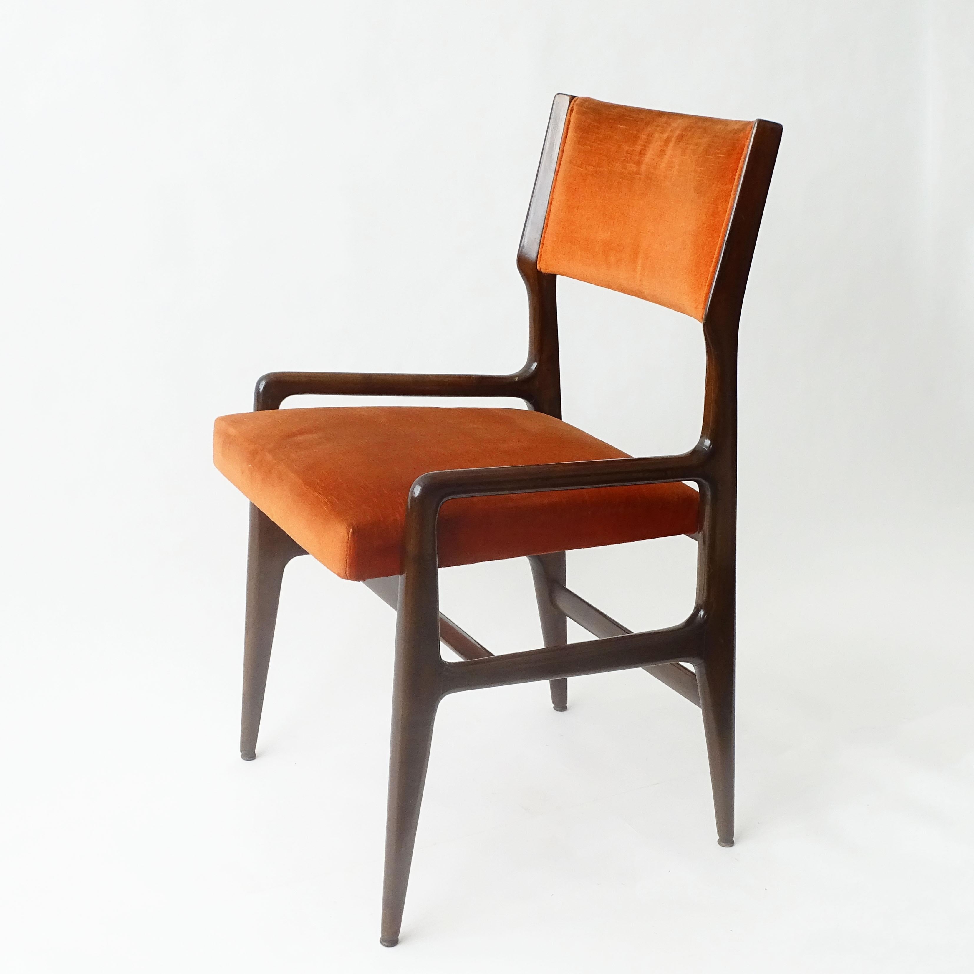 Einzelner Gio Ponti-Stuhl für Cassina, Italien 1950er Jahre im Angebot 1