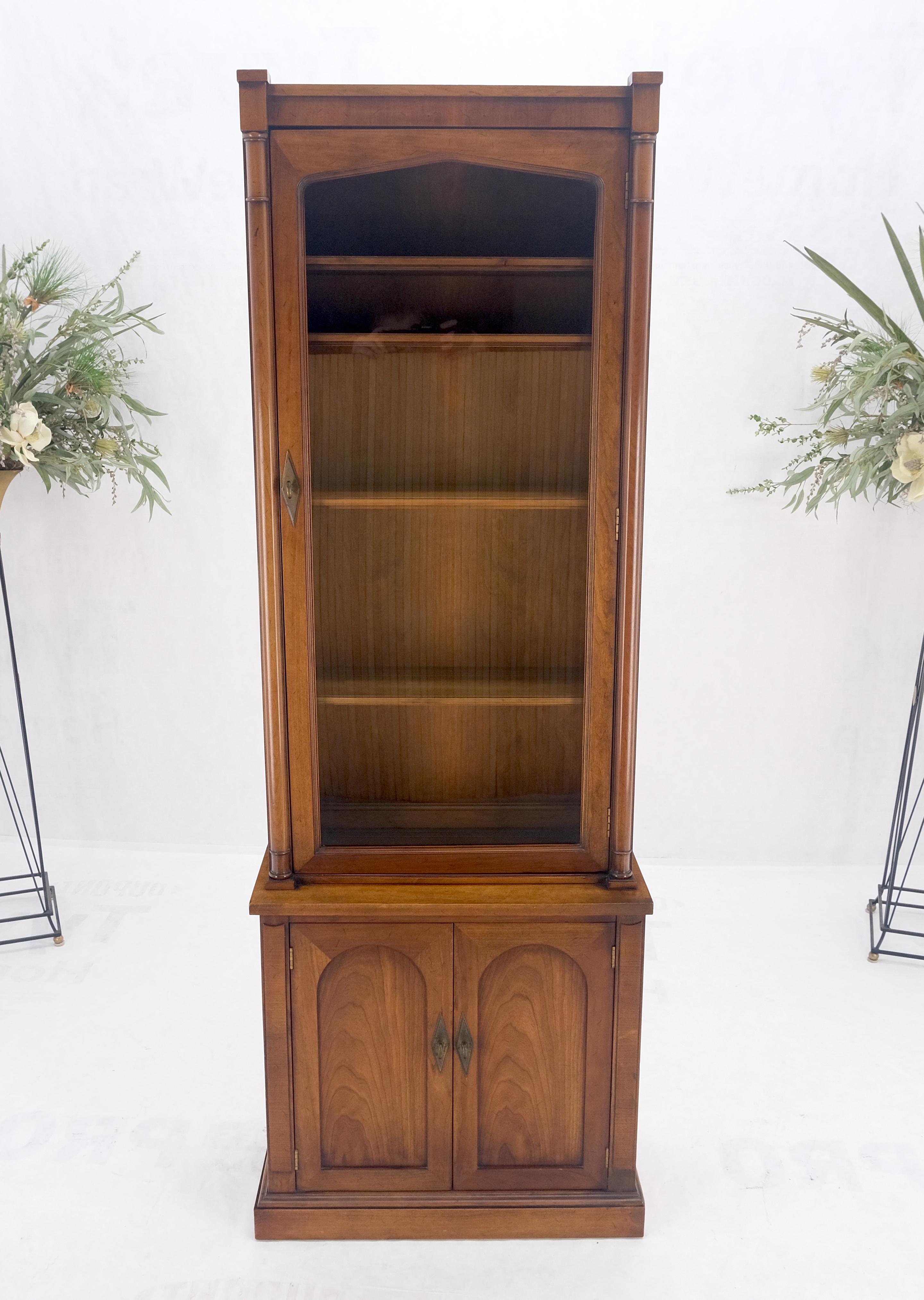 bookcases with doors on bottom
